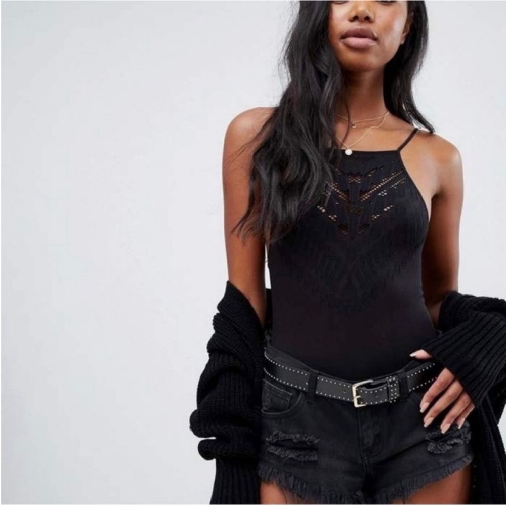NEW Free People Solsice bodysuit M/L